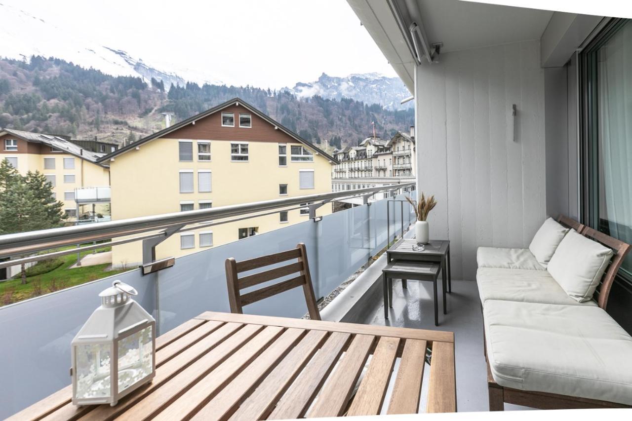 Spirit Apartments - Studio #3 - Balkon - Parkplatz Engelberg Exteriör bild